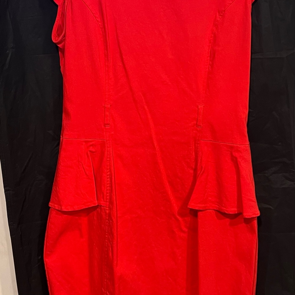 Orange, short, pencil dress, xoxo brand (junior’s); size 11/12